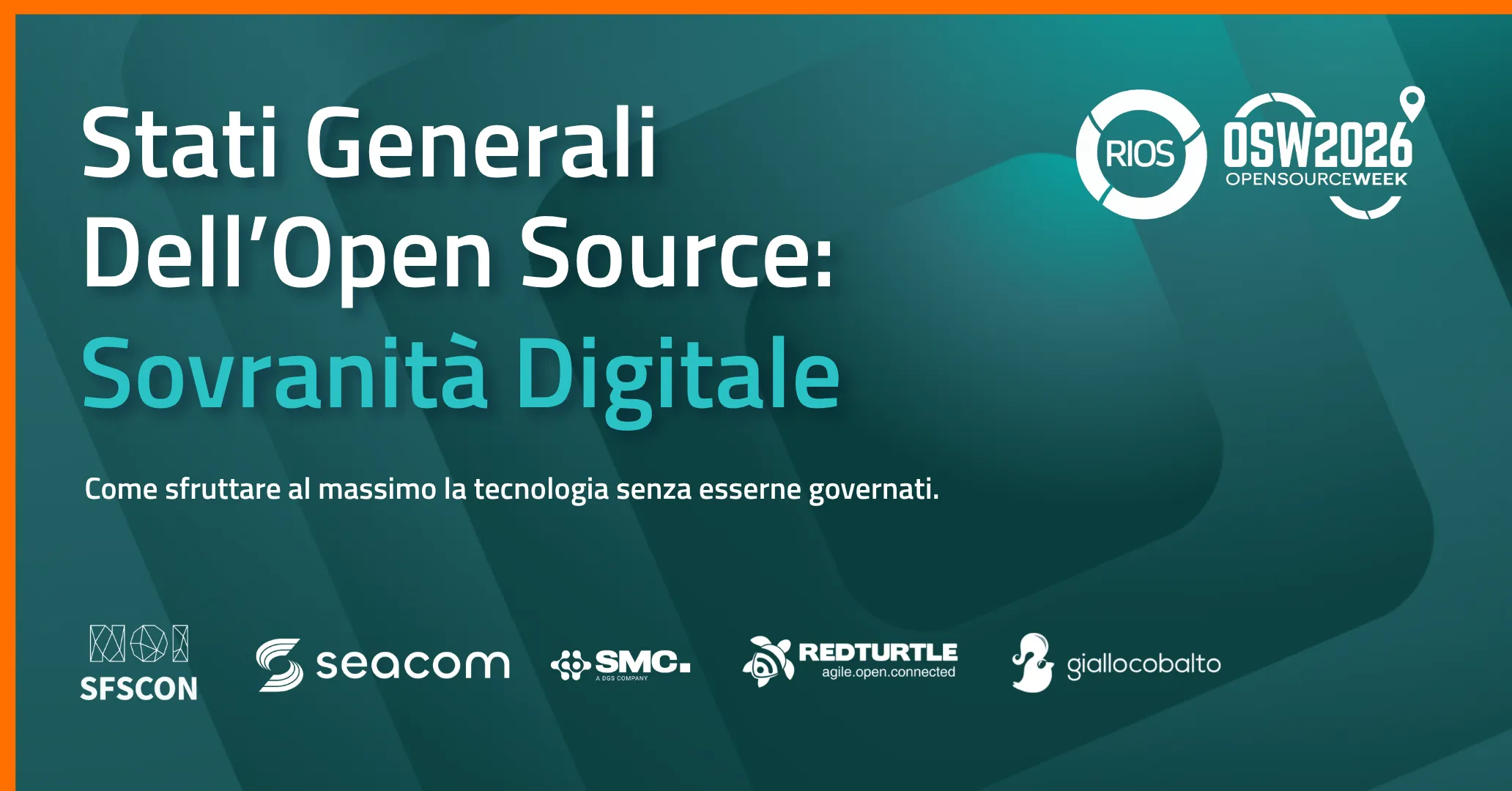 Stati generali dell'Open Source - Sovranità Digitale